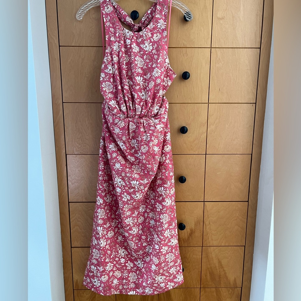 JCrew Twist Back Midi Dress
